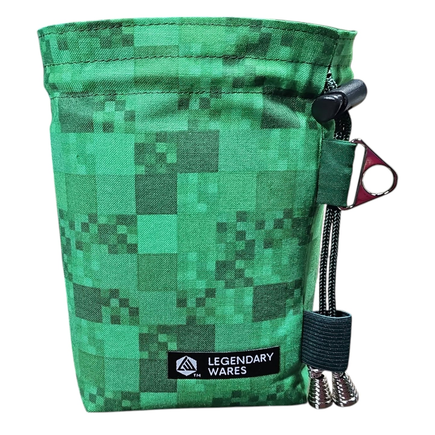 Green Pixels Dice Bags