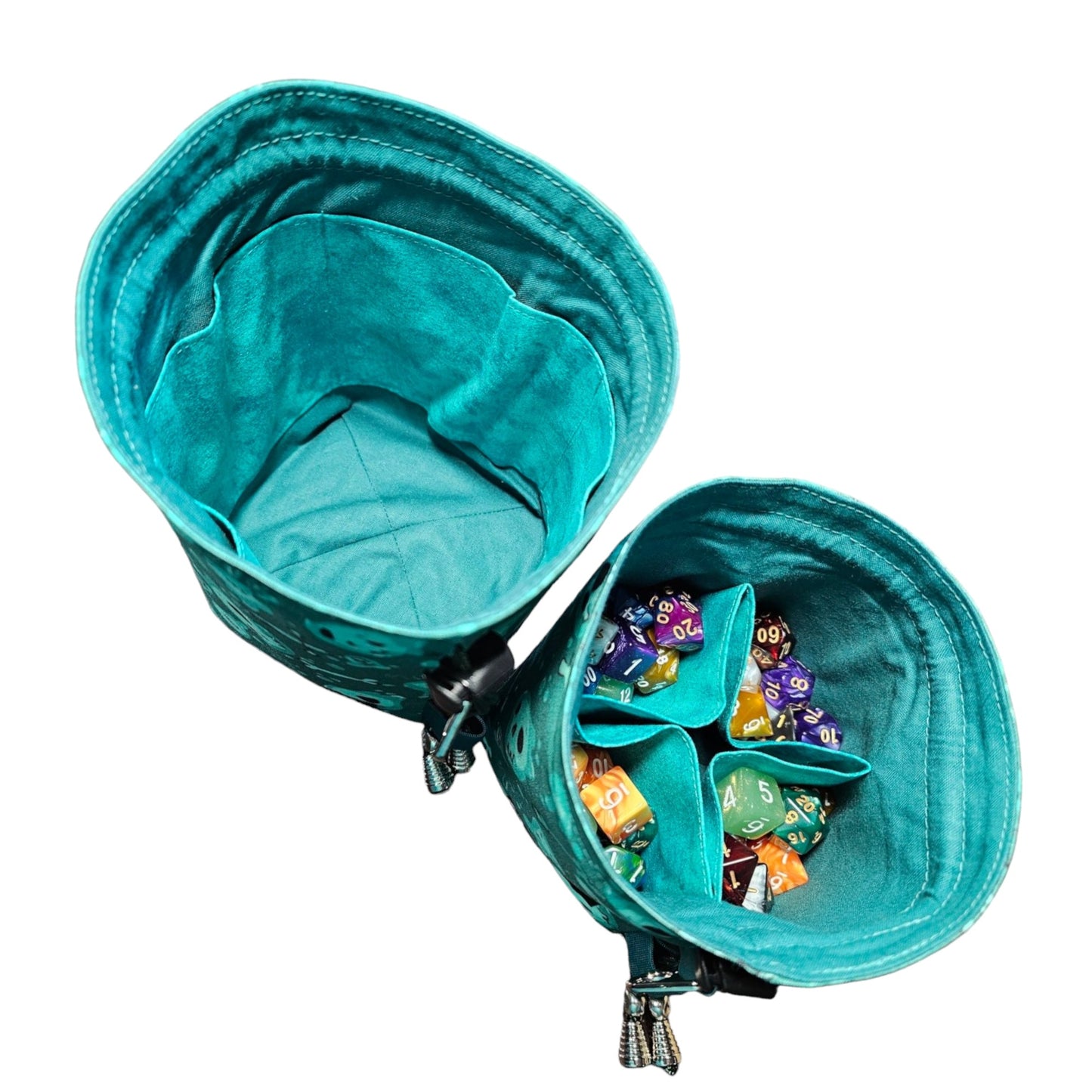 Scuba Cats Dice Bags-interior pockets