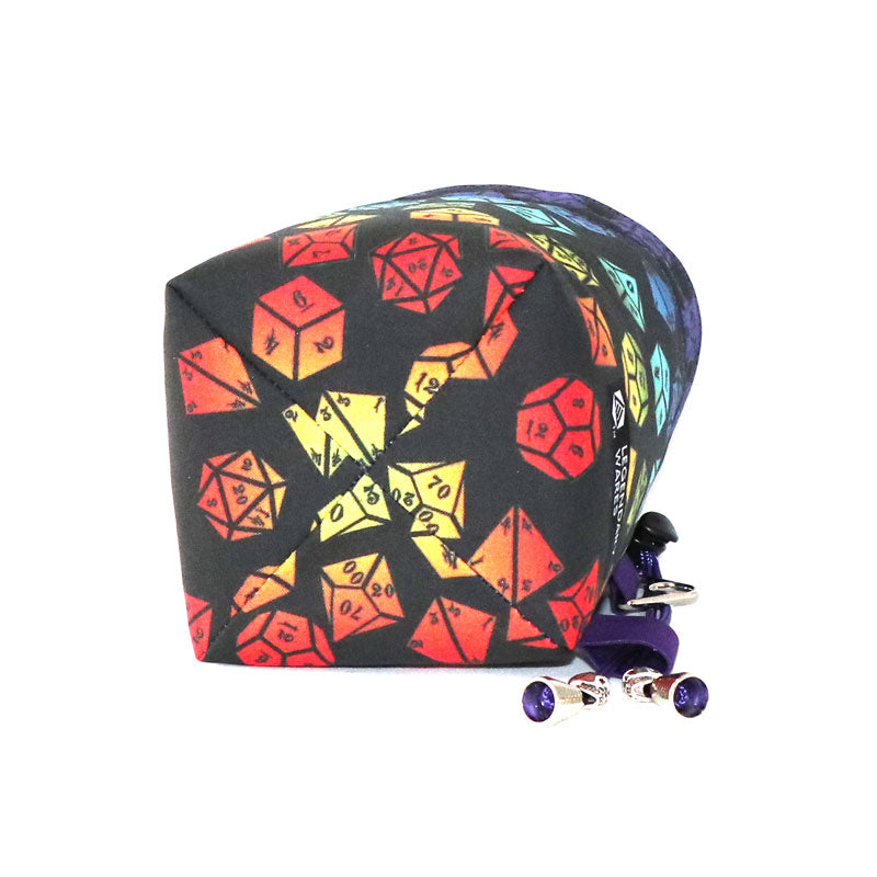 Rainbow Dice Pride Dice Bags