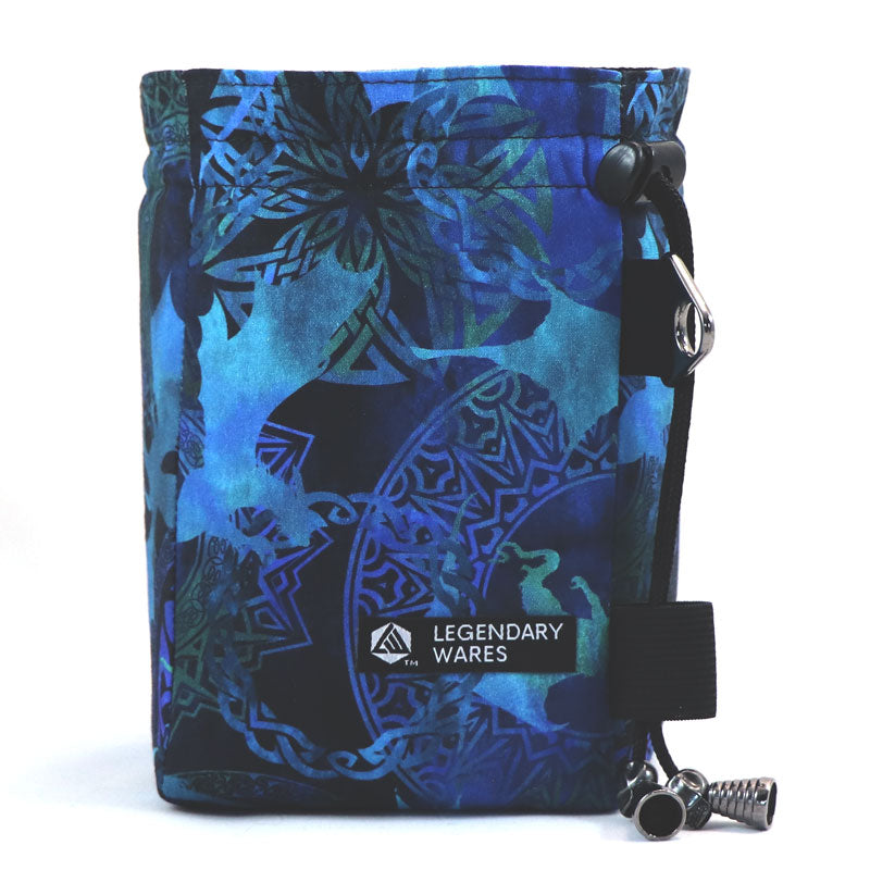 Large Dice Bags for TTRPG - Blue Dragons