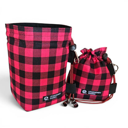 Plaid & Peril Dice Bags