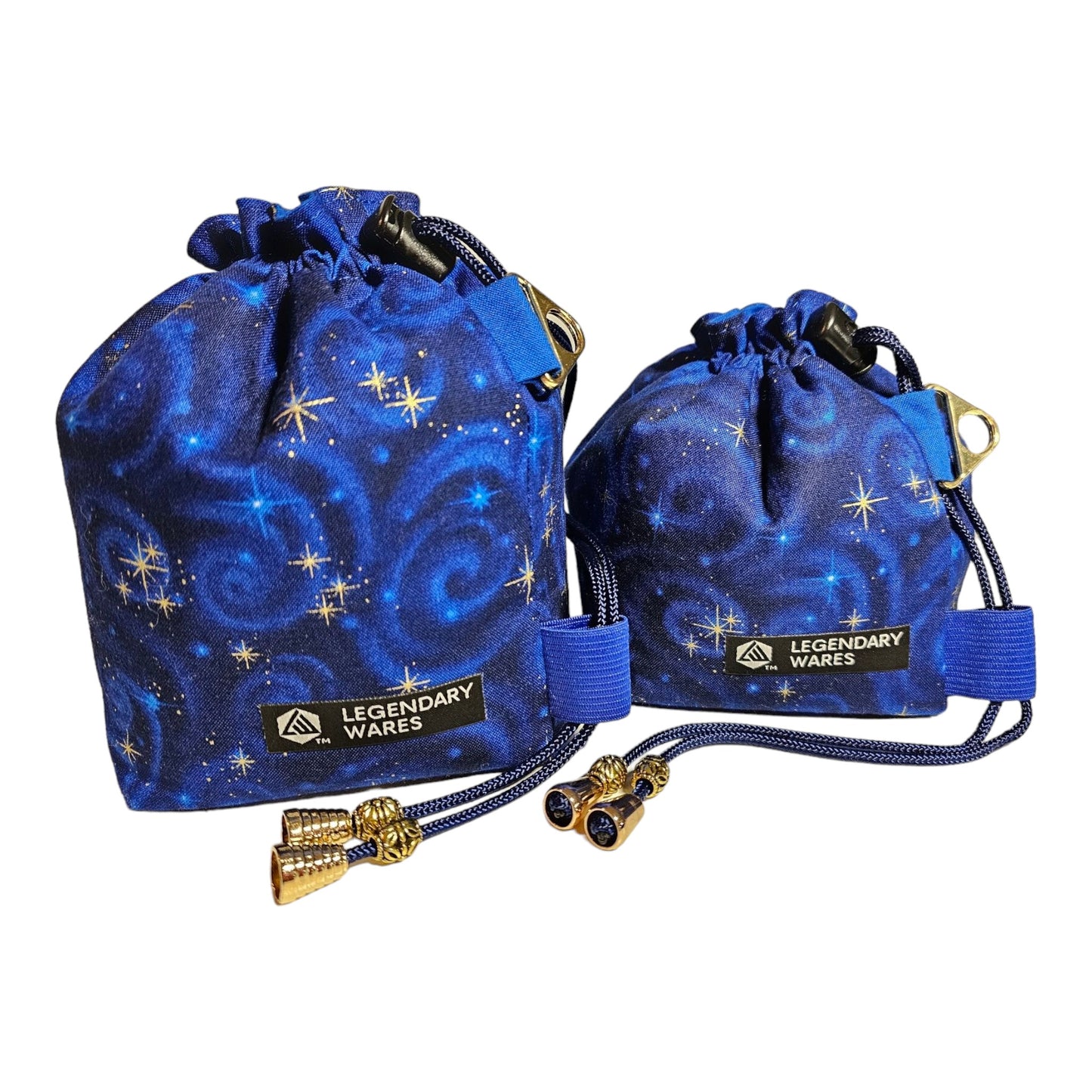 Blue Galaxy Dice Bags