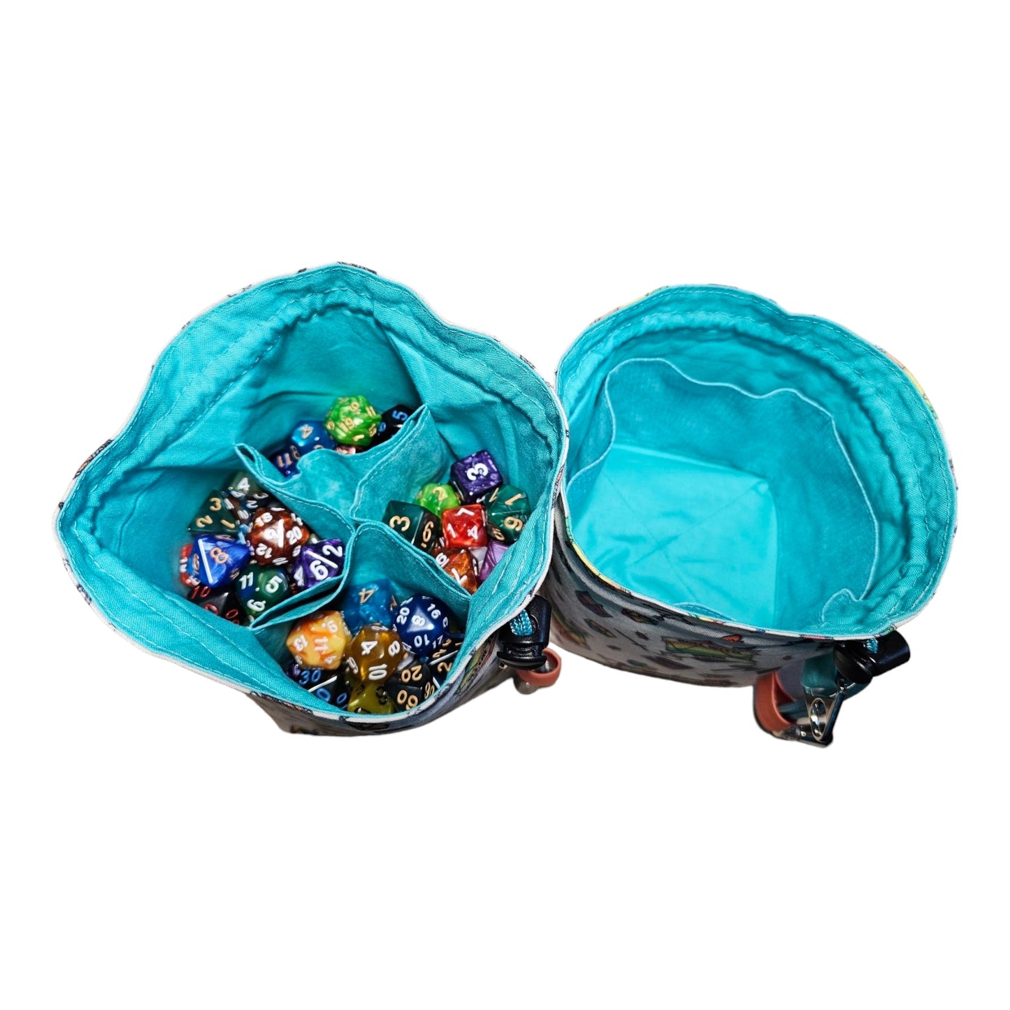 Roll with Pride Dice Bags