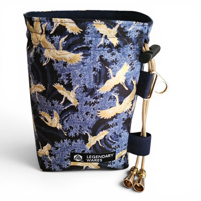 Golden Crane Dice Bag