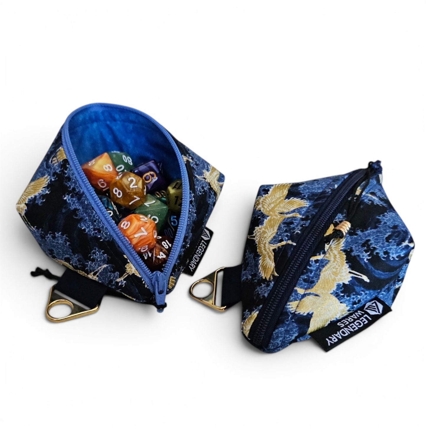Golden Crane Dice Bag