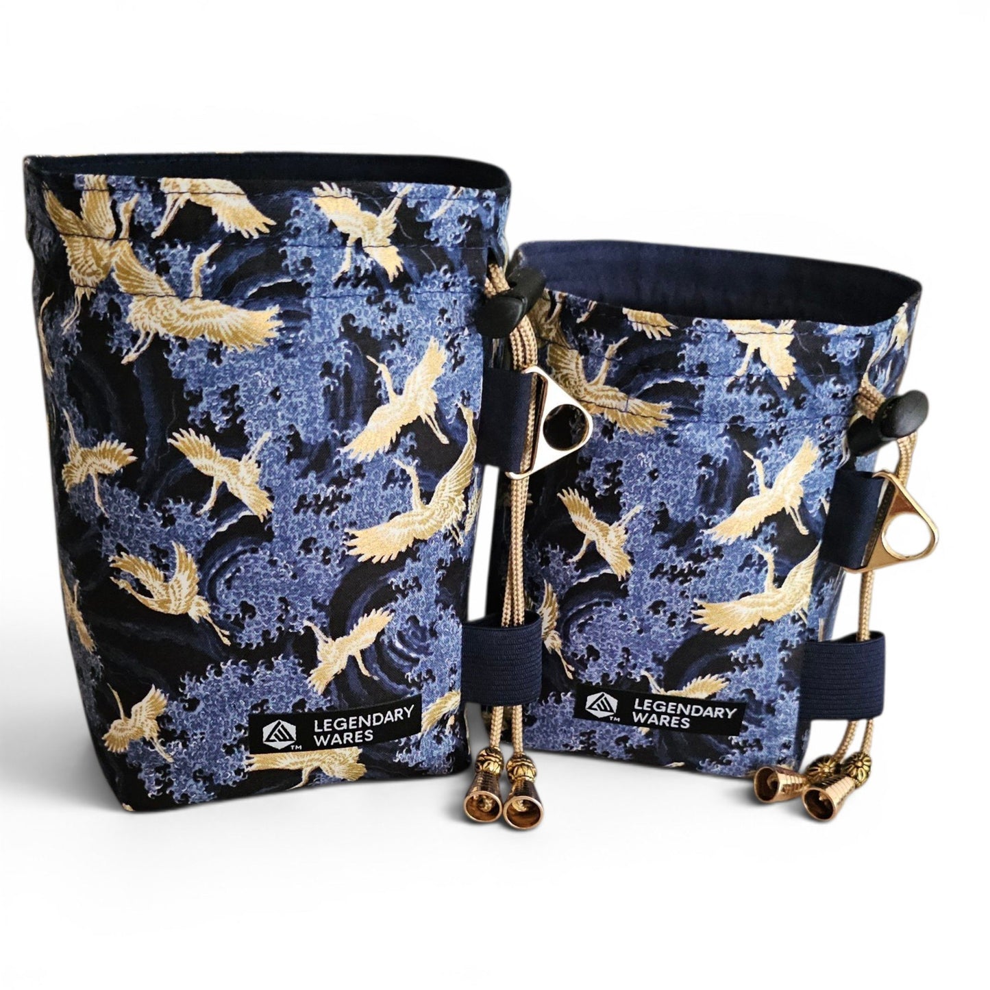 Golden Crane Dice Bag