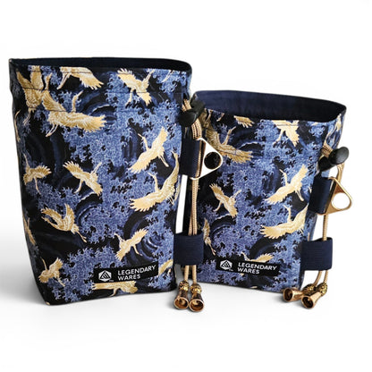 Golden Crane Dice Bag