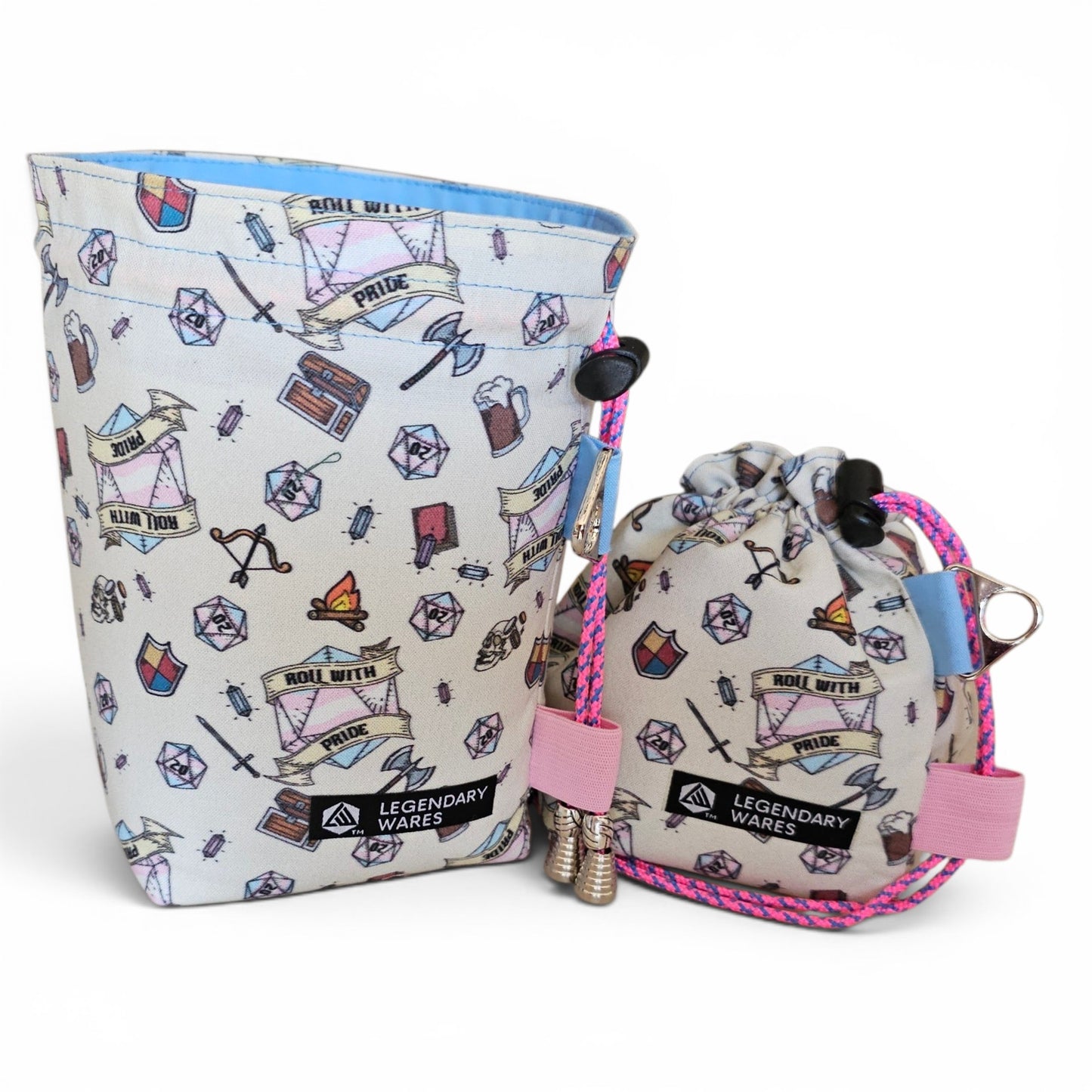 Trans Pride Dice Bags