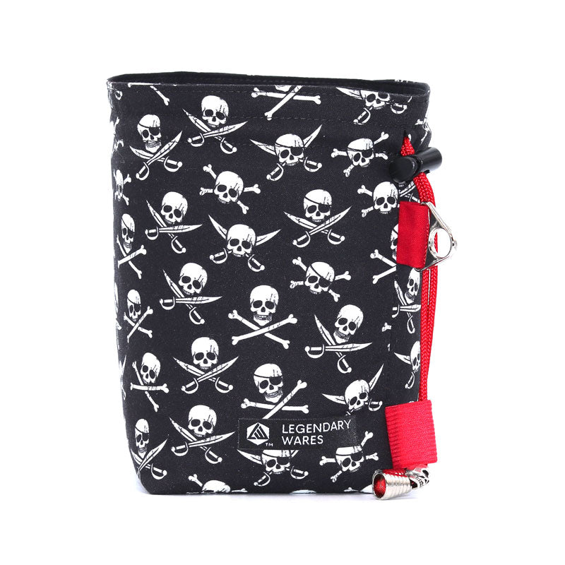 Large pirate design dice bag
