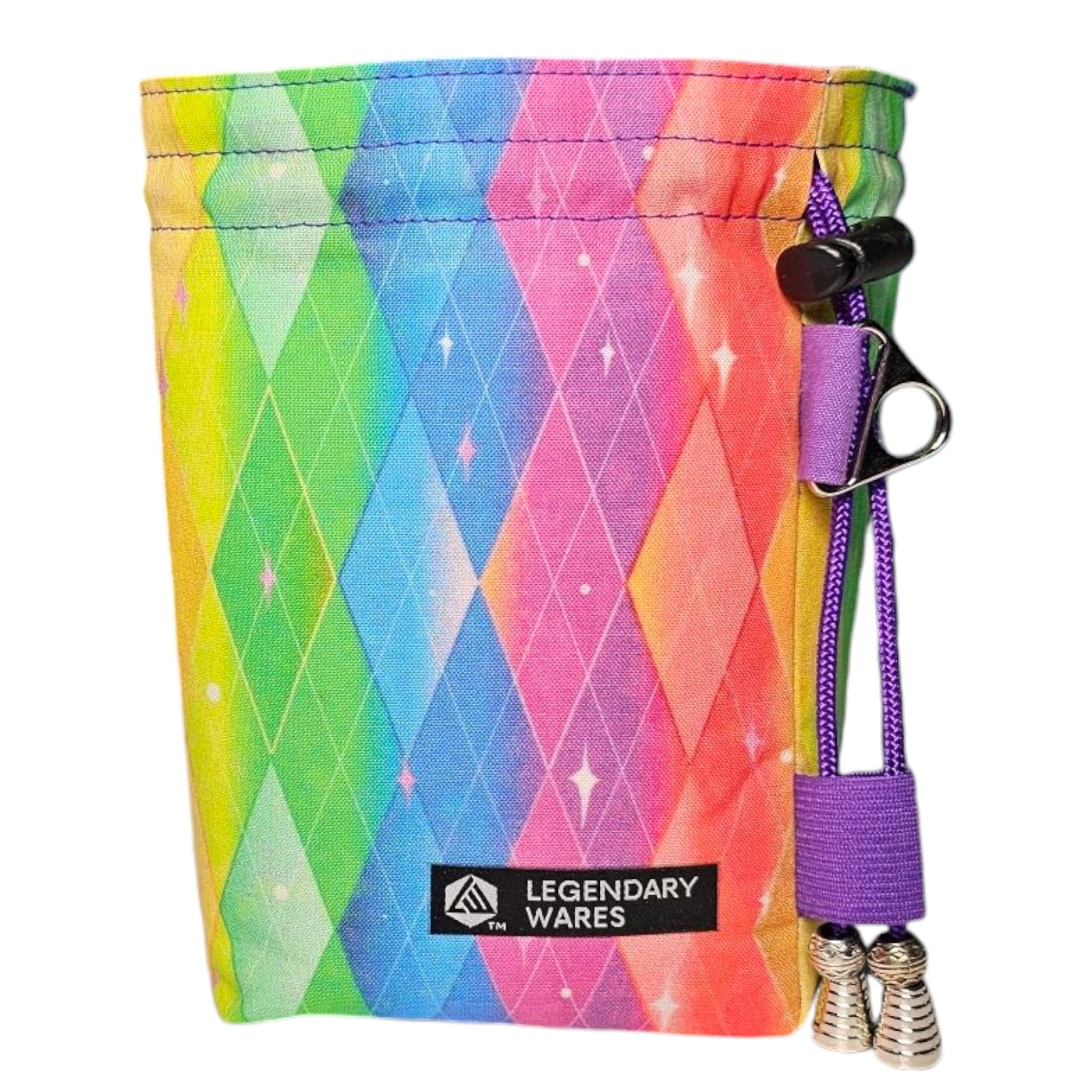 Large Argyle Pride Dice Bag