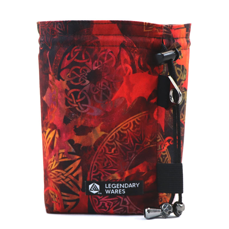 Large Dice Bags for Tabletop Games | Red Flying Dragons