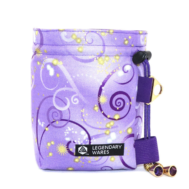 Purple Swirl Dice Bags