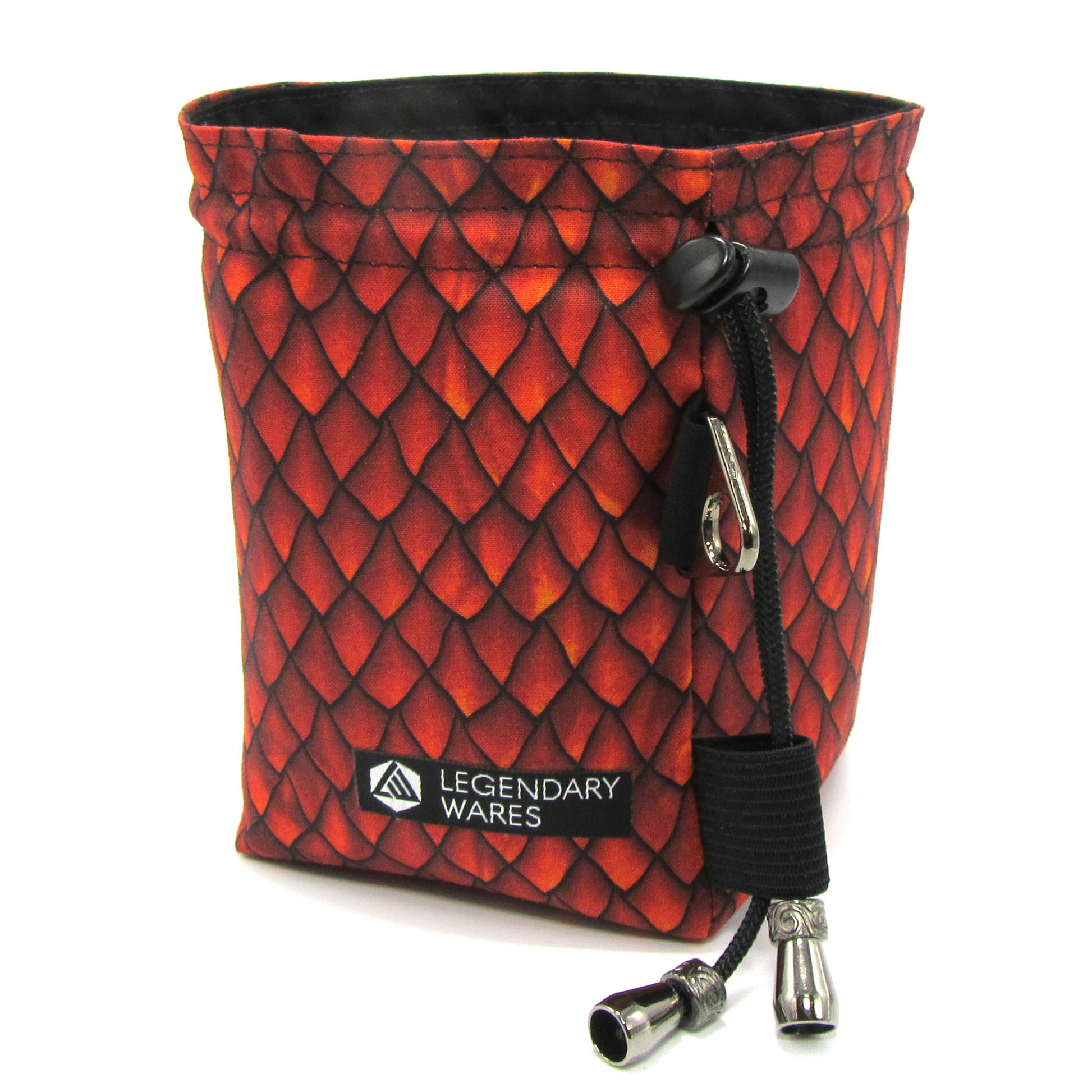 Medium Dice Bags for TTRPG - Red Dragon Scales